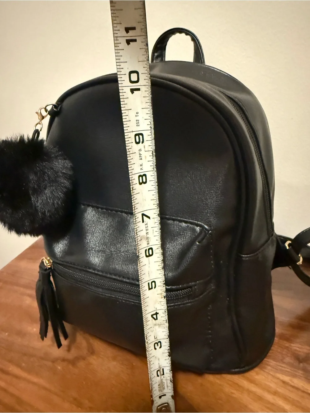 Black Mini Backpack - Sleek Everyday Backpack